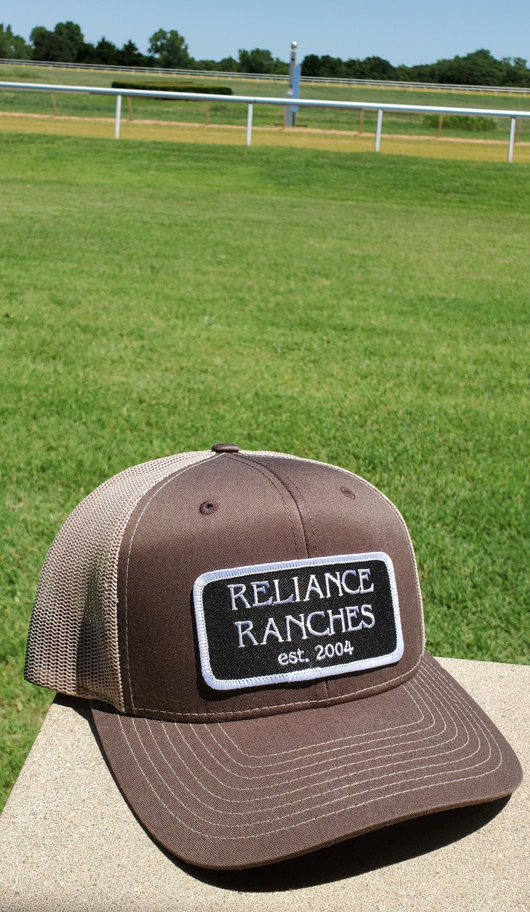 Brown/Camel Reliance Ranches Patch Cap
