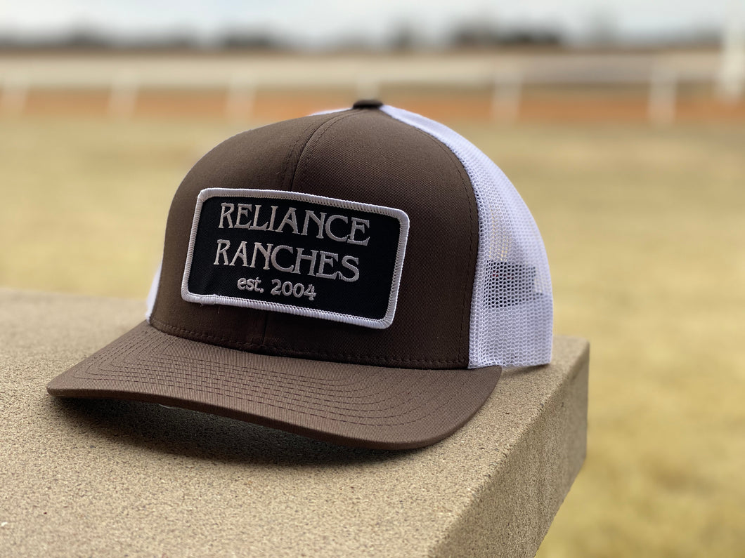 Brown/White Reliance Ranches Cap